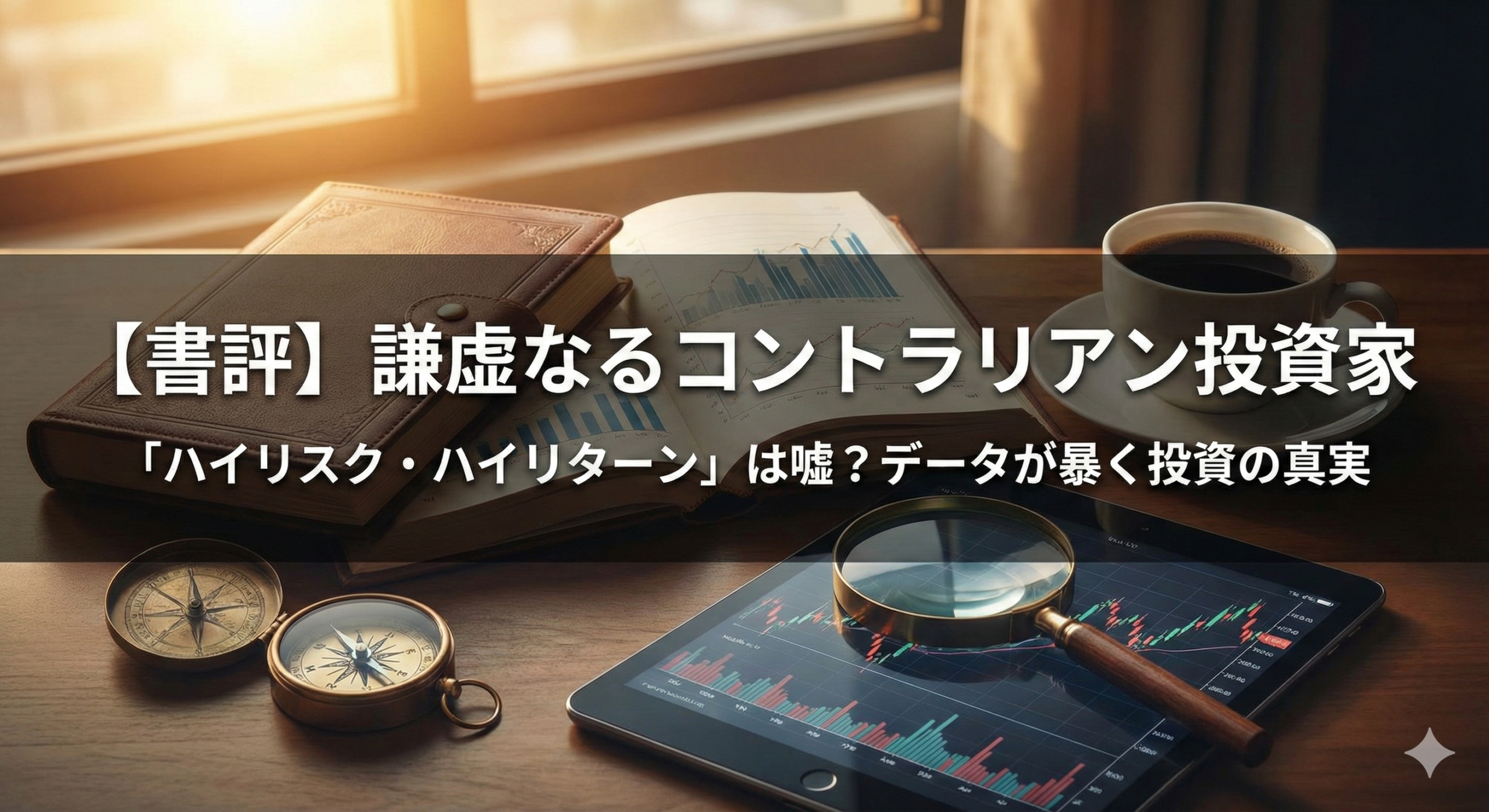 【書評】「ハイリスク・ハイリターン」は嘘だった？『謙虚なるコントラリアン投資家』が暴く、データに基づく投資の真実